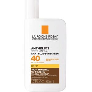 La Roche-Posay Anthelios Tinted Mineral Light Fluid Sunscreen, Deep